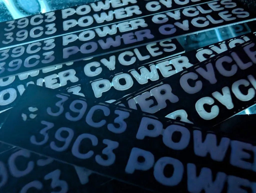 39C3 - Power Cycles (Keyring Accessory)